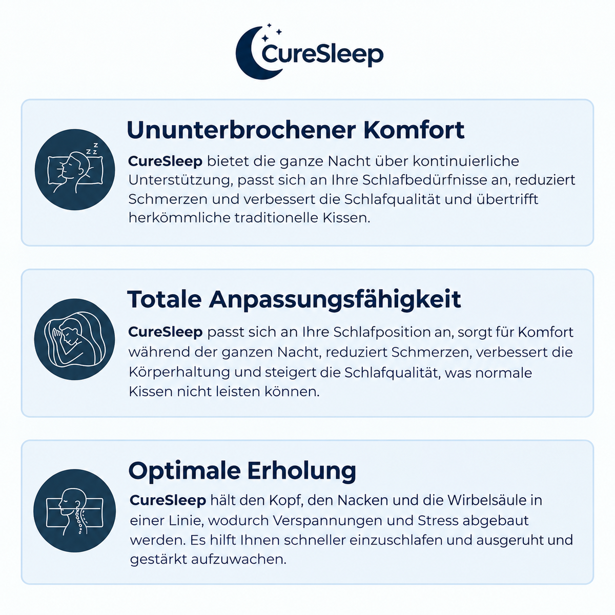 CureSleep - Endlich schmerzfrei aufwachen